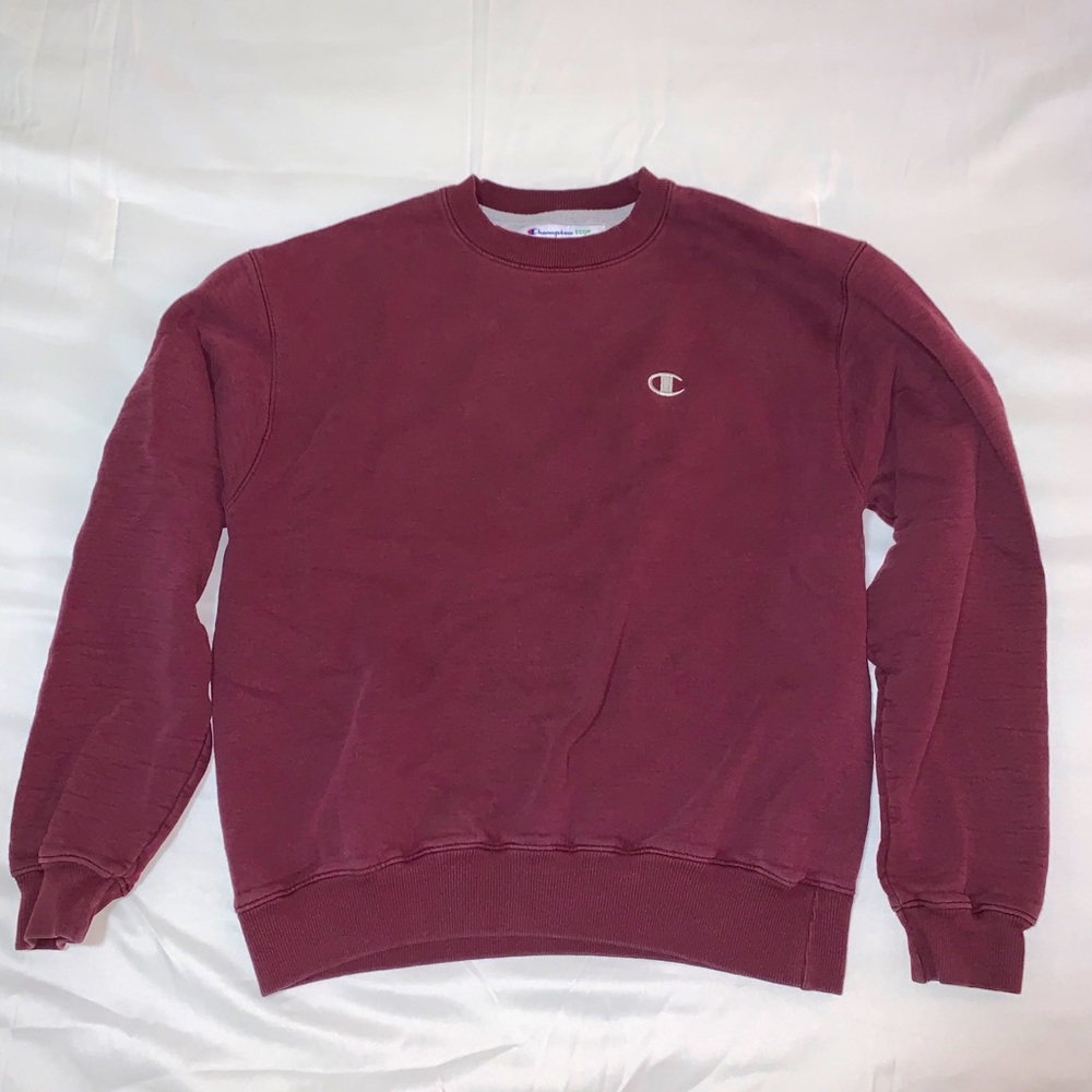 Champion maroon Crewneck sweatshirt Medium
